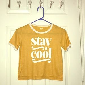 ‘Stay cool’ kids shirt